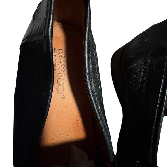 Brassboot Mens Black Tassel Woven Slip On Dress Loafers Size 9 main image 10
